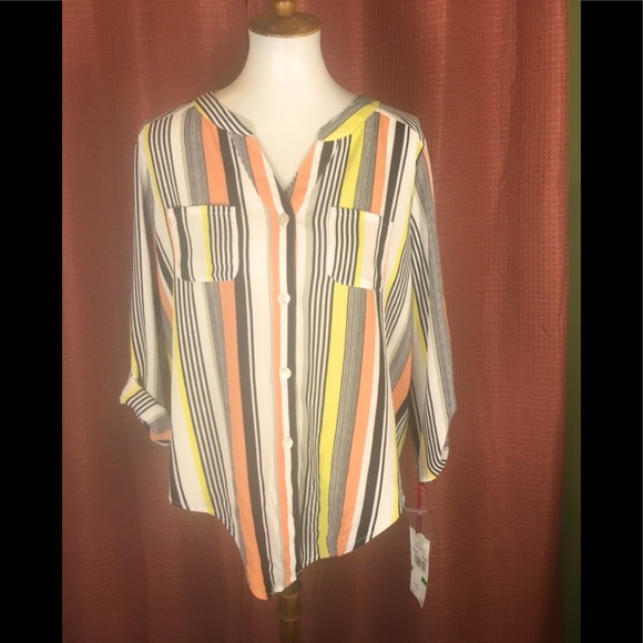 Ruby Rd. Tops - NWT Ruby Rd. Striped Top PL FREE SHIP